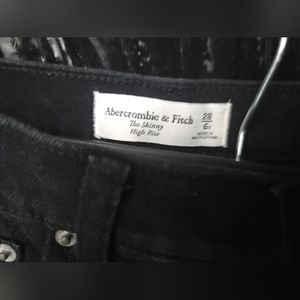 The skinny high rise Abercrombie and Fitch womens jeans